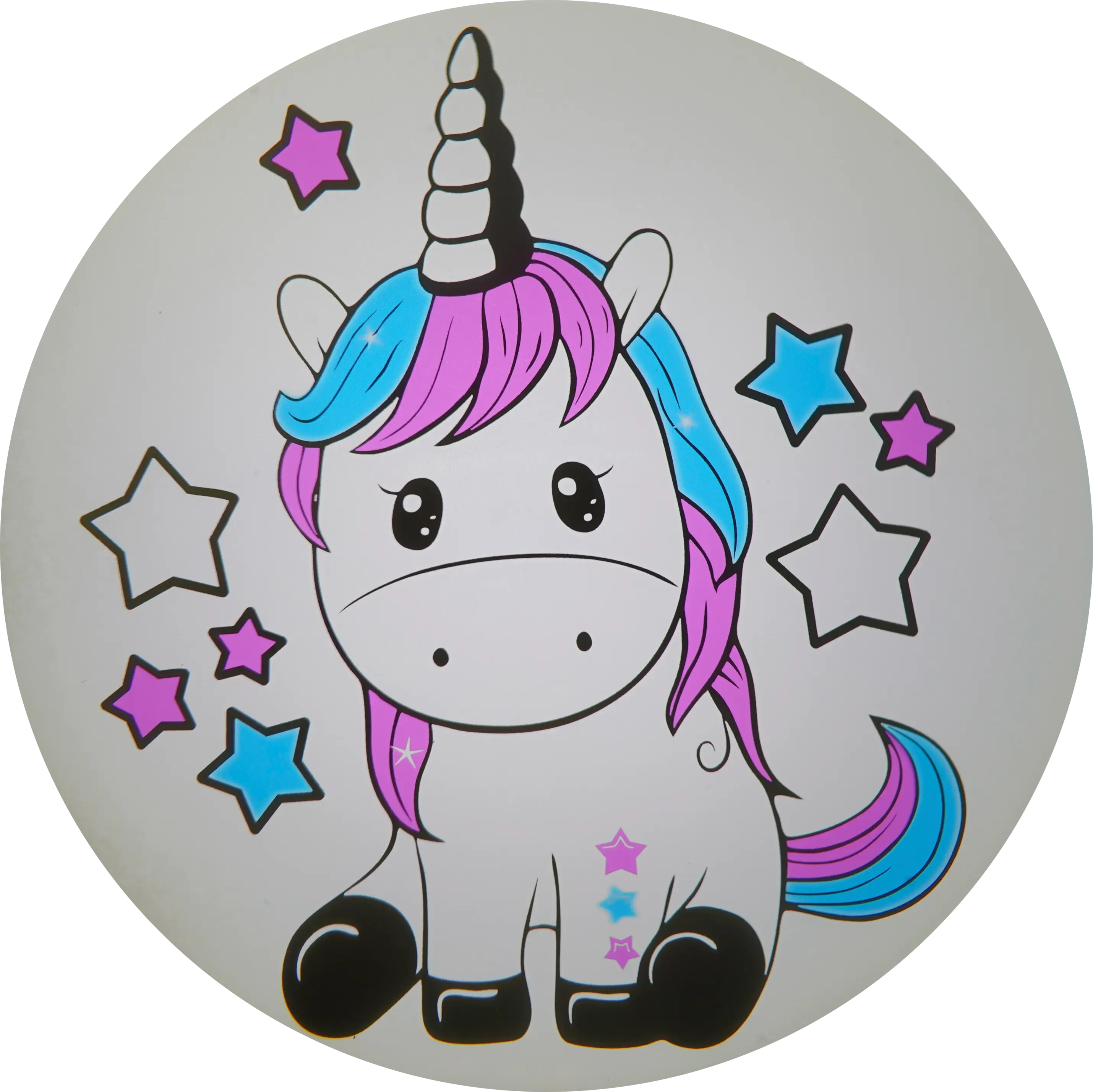 Three-Color Glass Gobo Slide