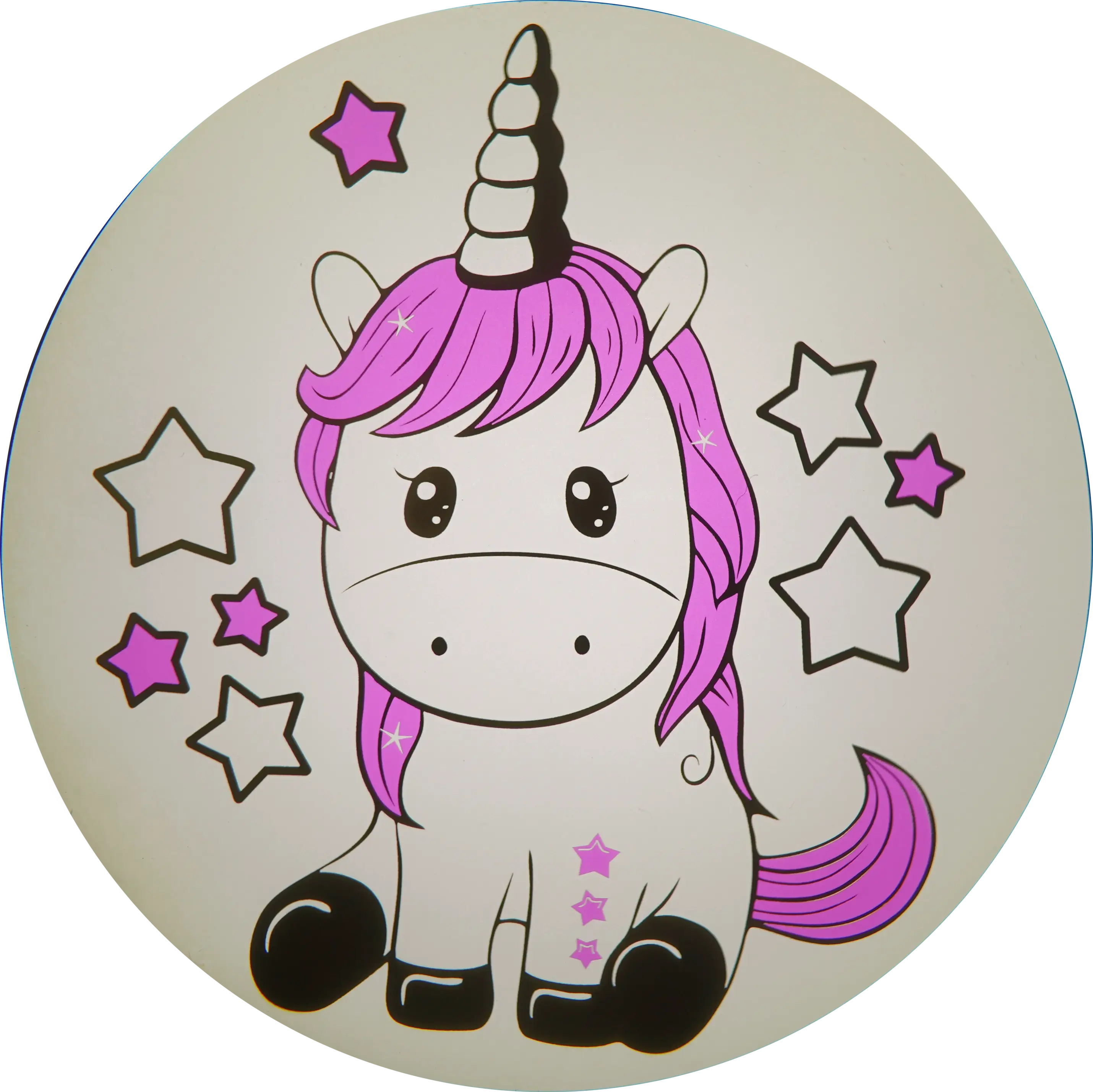 Two-Color Glass Gobo Slide