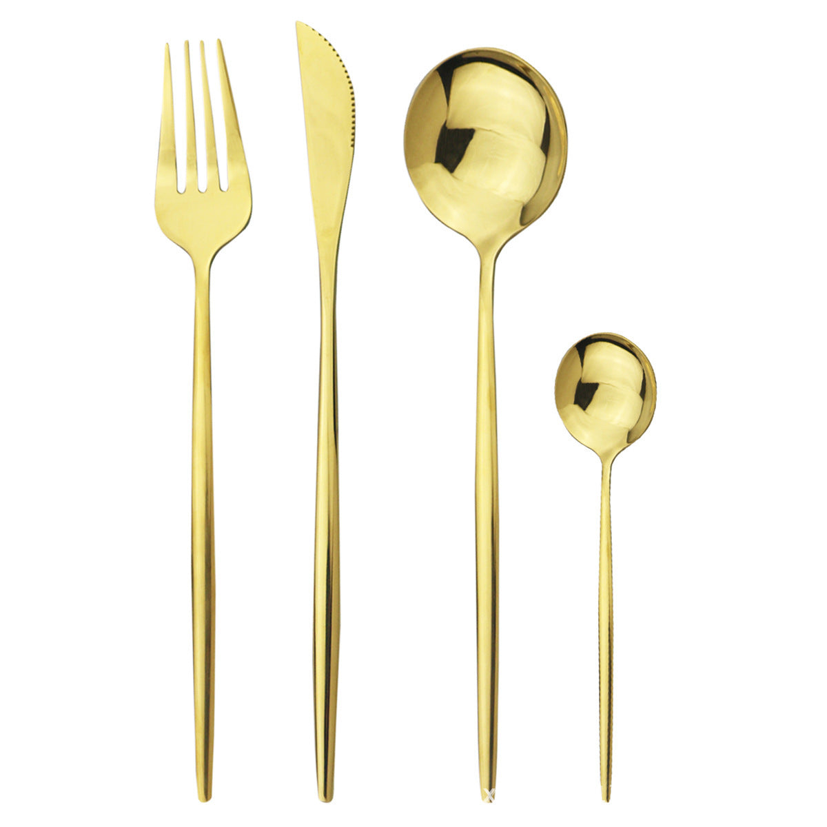 Stainless Steel Cutlery Set - 24 Pieces