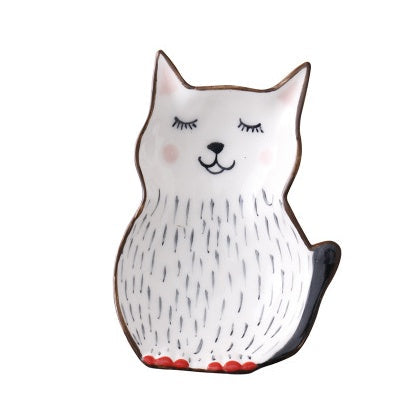 Creative Cartoon Porcelain Plate Set, microwave safe Yes