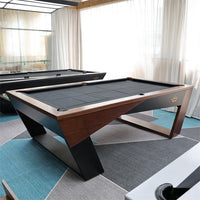 Solid Walnut Slate Pool Table — American 7/8/9 ft image preview