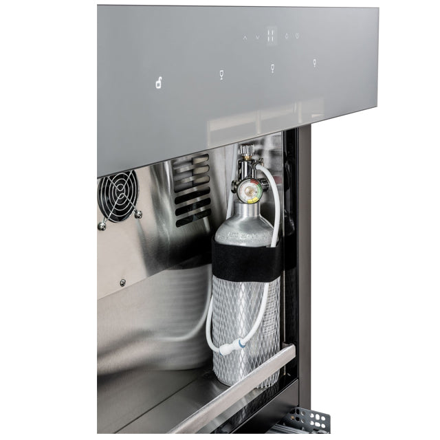 Built-In Wine Bottle Cooler & Dispenser — 40L Single-Zone