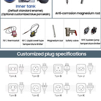 Electric Storage Water Heater — Enamel Tank, 10–100 L image preview
