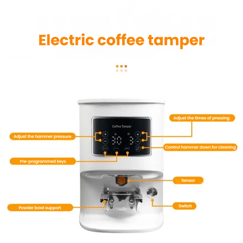Automatic Coffee Tamper — Electric Portafilter Press