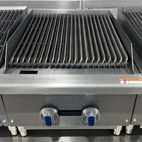 Commercial Gas Charbroiler — Heavy-Duty Countertop Stainless Steel image preview
