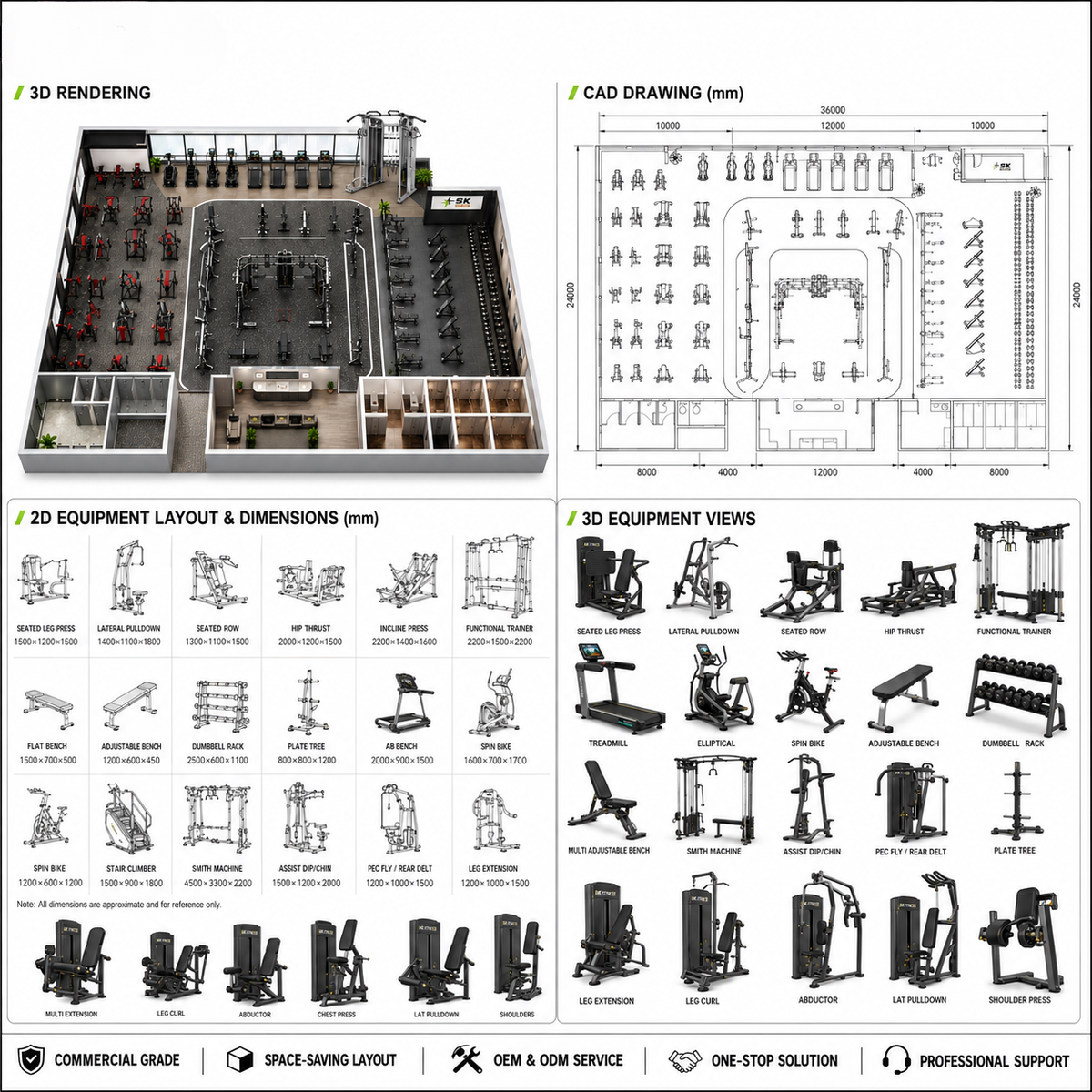 Commercial Gym Equipment Package — Strength & Cardio Fit-Out