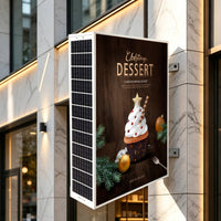 Solar-Powered LED Light Box — Outdoor Advertising Sign image preview