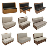 Commercial Restaurant Booth Sofa Seating — Custom Modern Dining Banquette