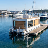 Aluminum Pontoon Houseboat — 11.5 m, Twin 150 hp Outboard