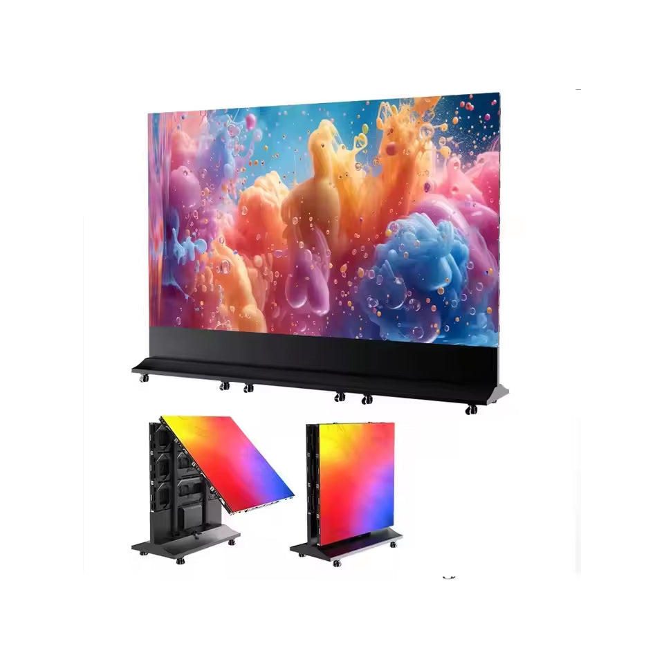 Modular LED Poster Display — Free-Standing GOB Screen