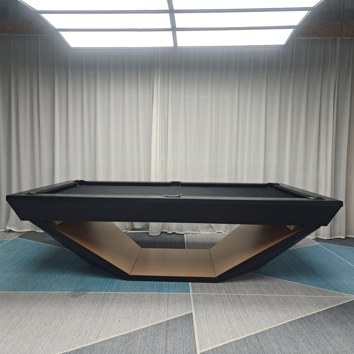 Solid Walnut Slate Pool Table — American 7/8/9 ft