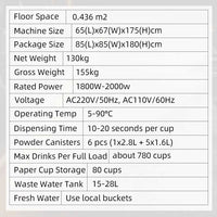 Automatic Protein Shake Vending Machine — 6-Canister image preview
