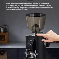 Commercial Electric Coffee Grinder — 64mm Flat Burr, Stepless Adjustment image preview