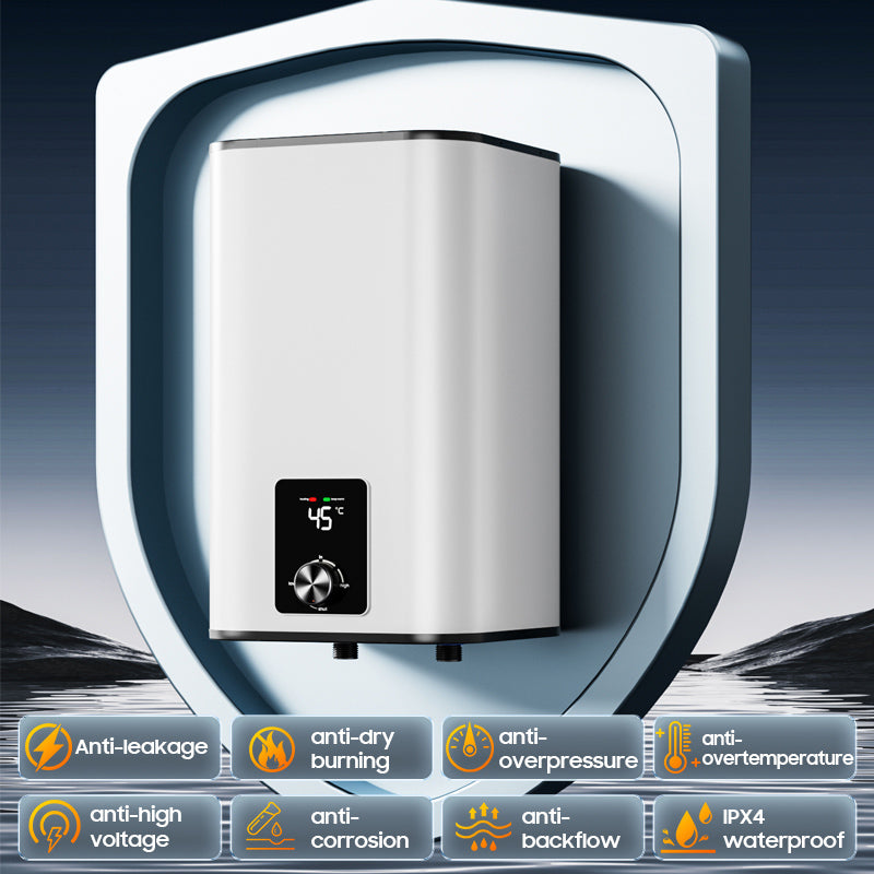Electric Storage Water Heater — Enamel Tank, 10–100 L