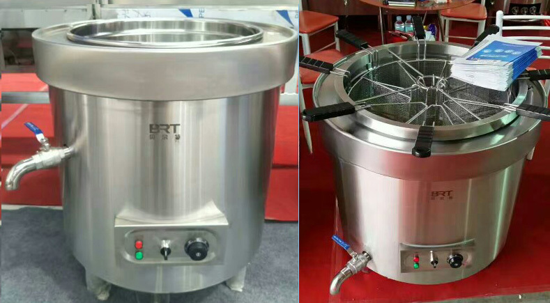 Commercial Noodle & Dumpling Boiling Pot — 6-Basket Pasta Cooker