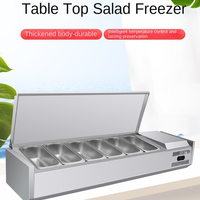 Refrigerated Countertop Salad &amp; Prep Rail image preview