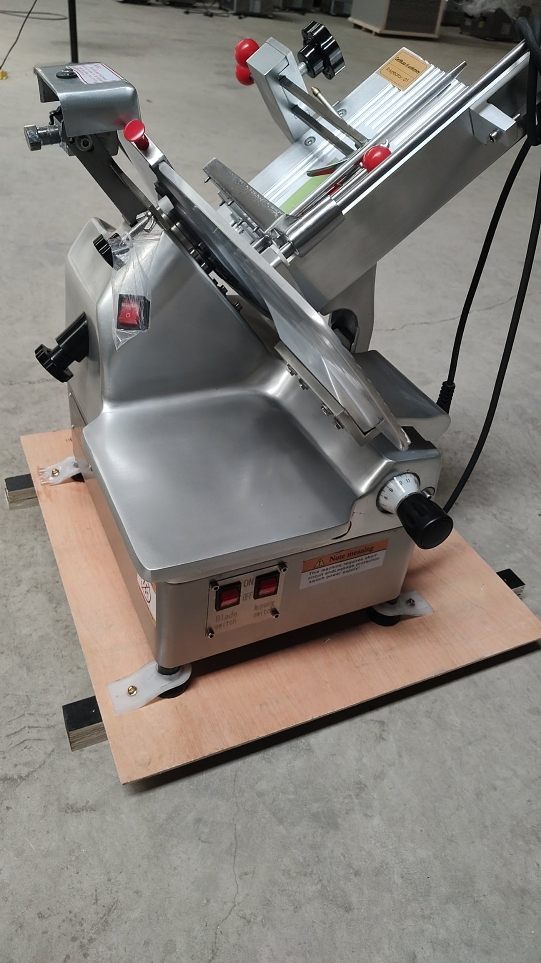Commercial Automatic Frozen Meat Slicer — 300 mm Blade