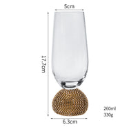 Diamond-Encrusted Crystal Glassware — Cocktail, Wine &amp; More image preview