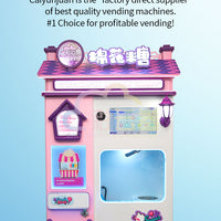 Automatic Cotton Candy Vending Machine — Touchscreen, Self-Serve image preview