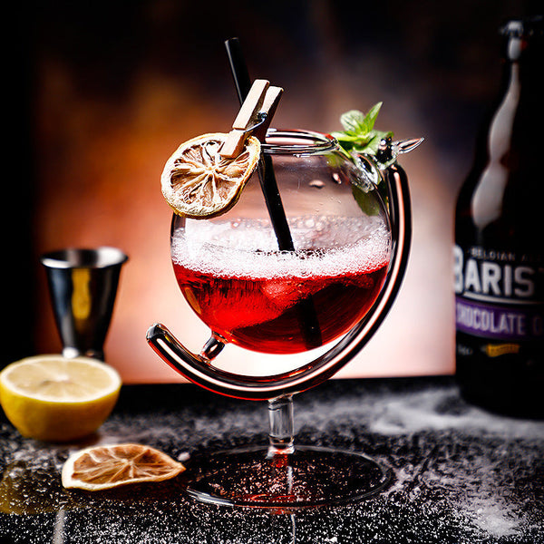 Globe Cocktail Glass — 400ml Sphere-Shaped