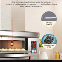 Vista previa de la imagen de Commercial Electric Deck Oven — 3-Layer, 3-Tray