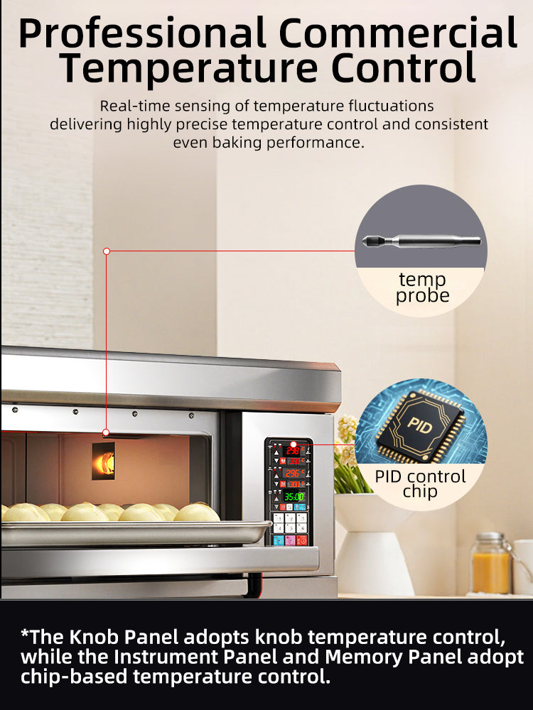 Commercial Electric Deck Oven — 3-Layer, 3-Tray