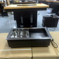 Commercial Electric Hot Pot &amp; BBQ Grill Table — 2-in-1 image preview