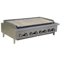Commercial Gas Charbroiler — Heavy-Duty Countertop Stainless Steel image preview