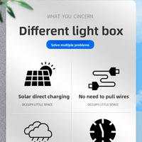 Custom Double-Sided LED Light Box Sign — Solar-Powered, Weatherproof image preview