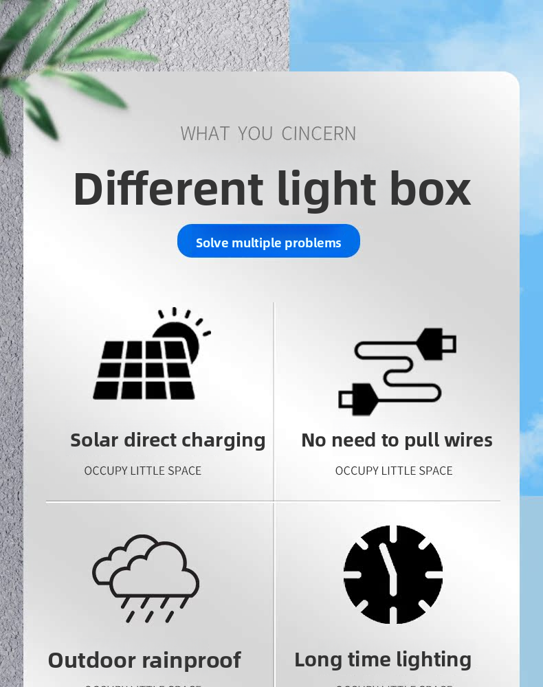 Custom Double-Sided LED Light Box Sign — Solar-Powered, Weatherproof