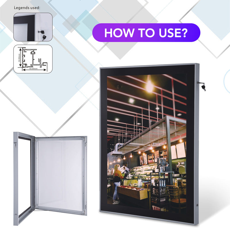 Outdoor Waterproof LED Light Box — Custom Illuminated Advertising Sign