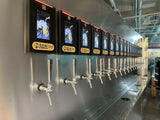Self-Serve Beer Tap Dispenser with Built-In Refrigeration — 16-Keg