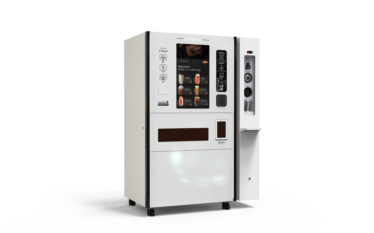 Multi-Drink Vending Machine — Coffee, Soda, Tea & Sparkling Water