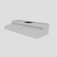 Commercial Stainless Steel Wall-Mounted Exhaust Hood with Filter image preview