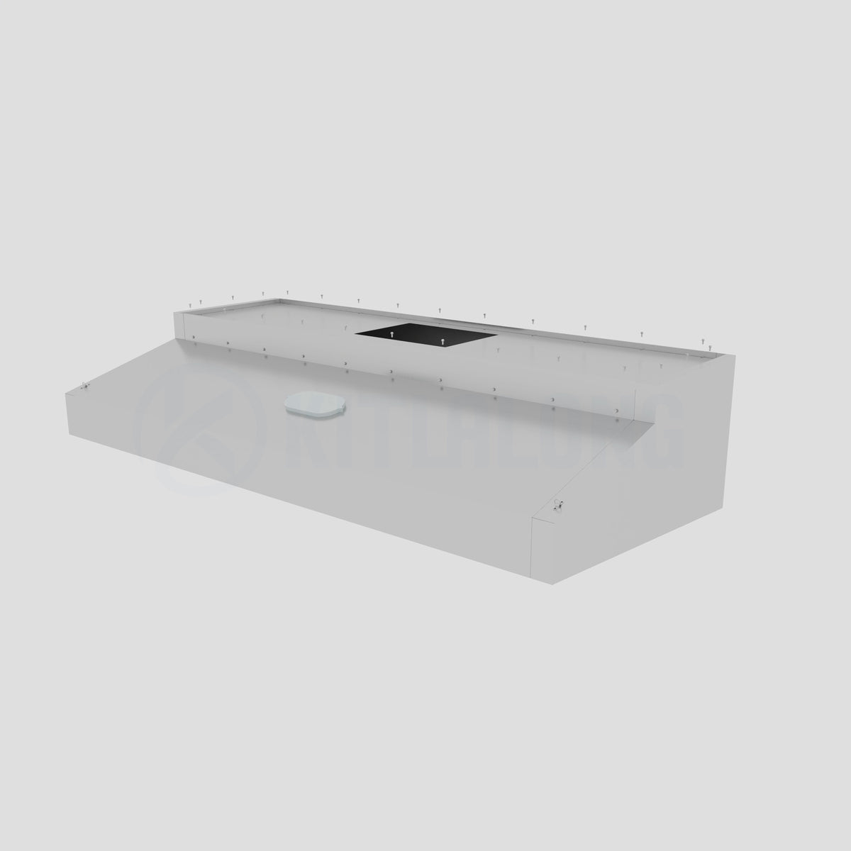 Commercial Stainless Steel Wall-Mounted Exhaust Hood with Filter