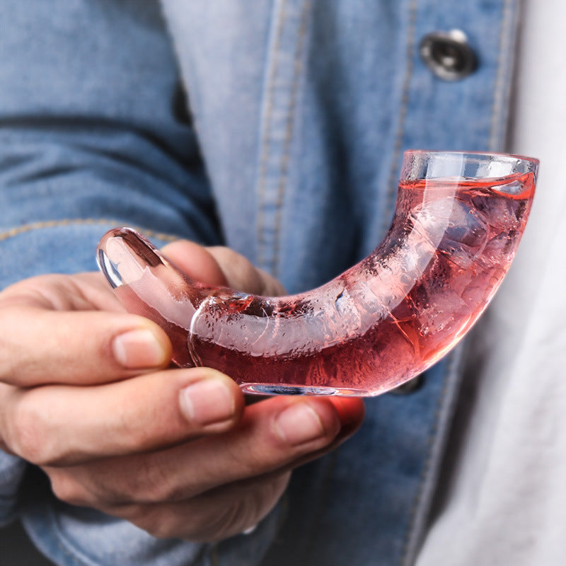 Elegant Little Horn Cocktail Glass