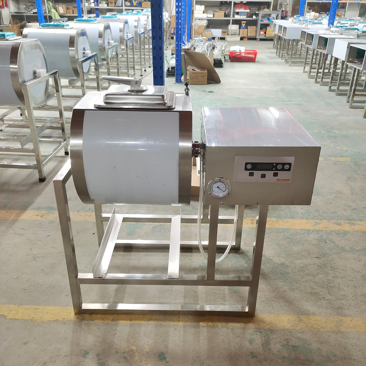 Commercial Vacuum Tumbler Marinator — Stainless Steel