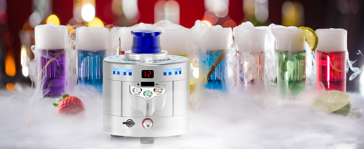 Portable Dry Ice Maker & CO2 Glass Chiller