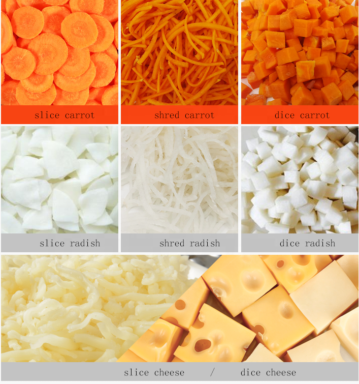 Commercial Vegetable Cutting Machine — Slicer, Shredder & Dicer