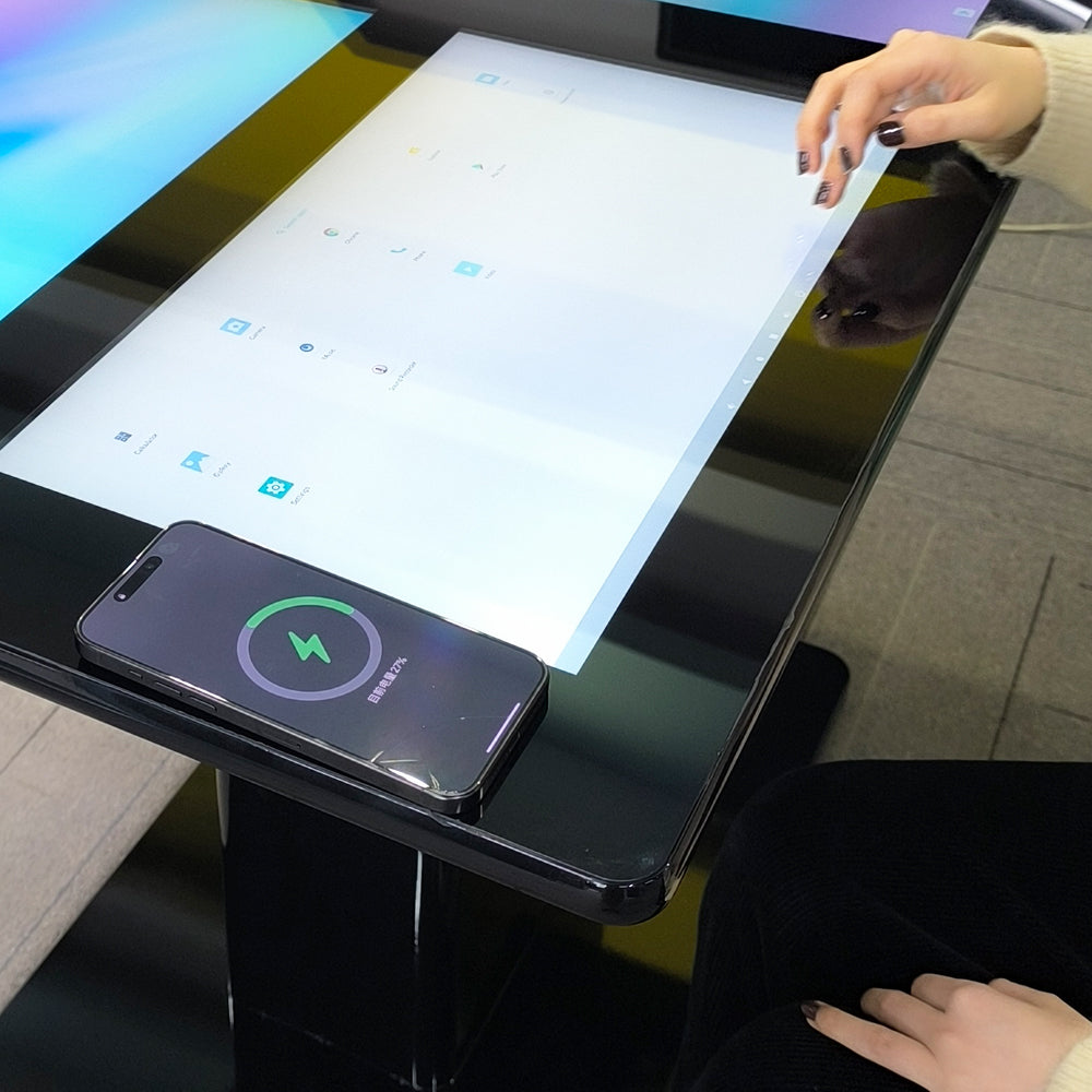 4 x 21.5" Interactive Smart Touch Table with NFC & Wireless Charging