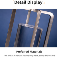 Cordless Rechargeable LED Table Lamp — Touch Dimmable, Aluminum image preview