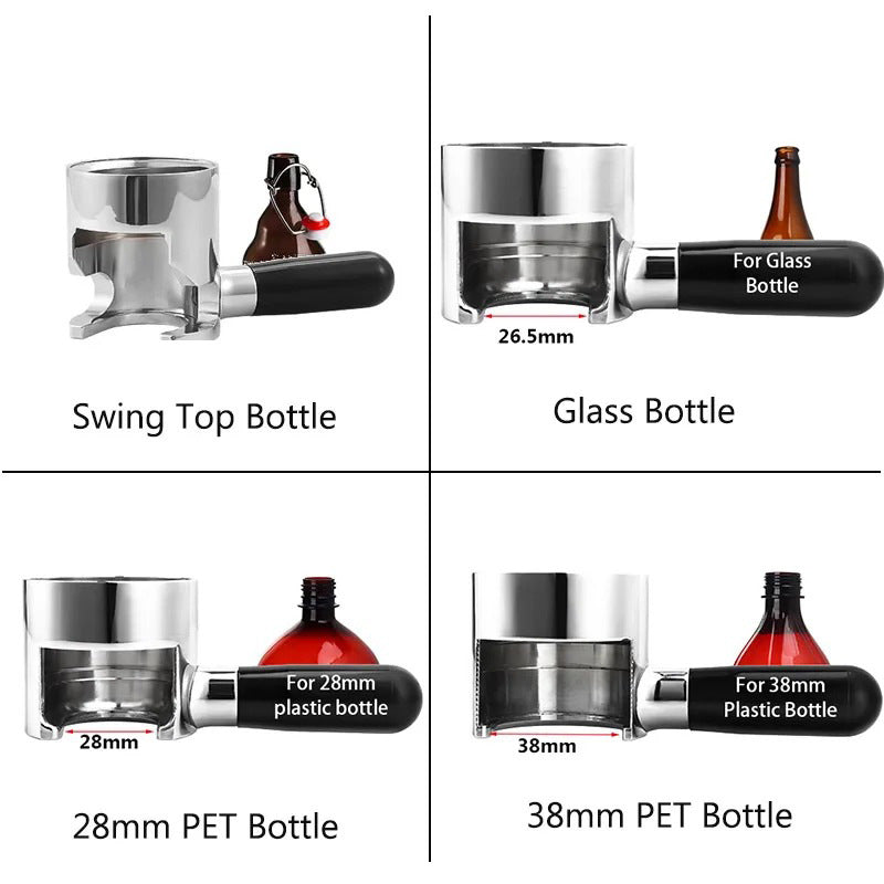 Manual Beer Bottle Filler with Defoamer