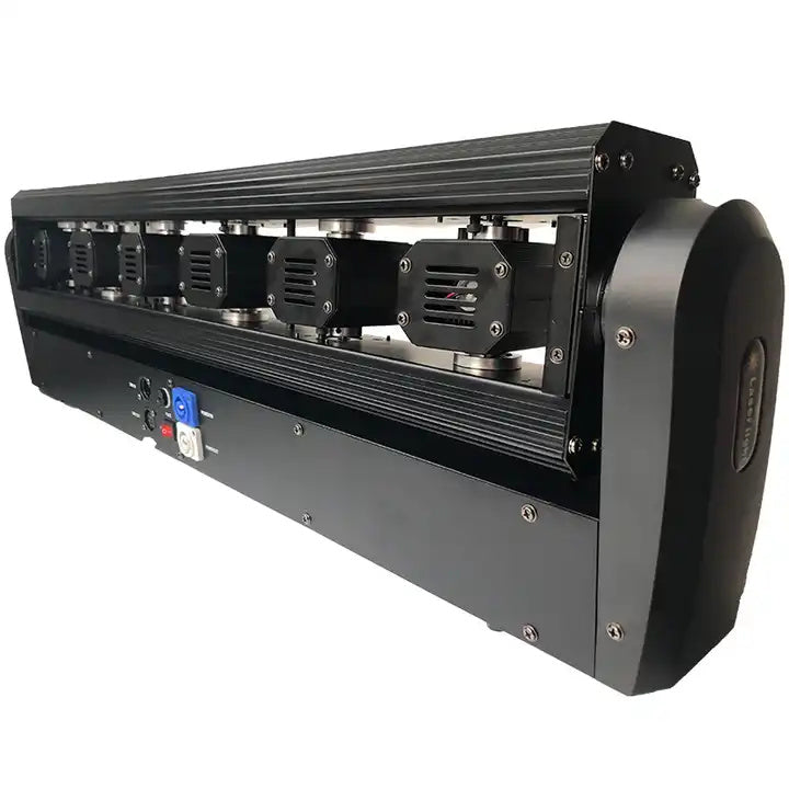 6-Head Moving Head Laser — RGB 6×500 mW with DMX512