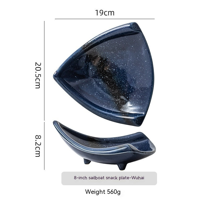 Stegosaurus Scale Porcelain Plate