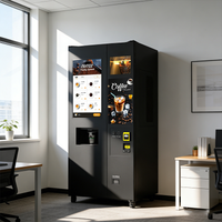 Commercial Coffee & Ice Vending Machine — 32" Touchscreen, Self-Clean image preview