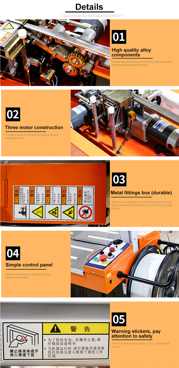 Automatic PP Strapping Machine — Carton Bundling