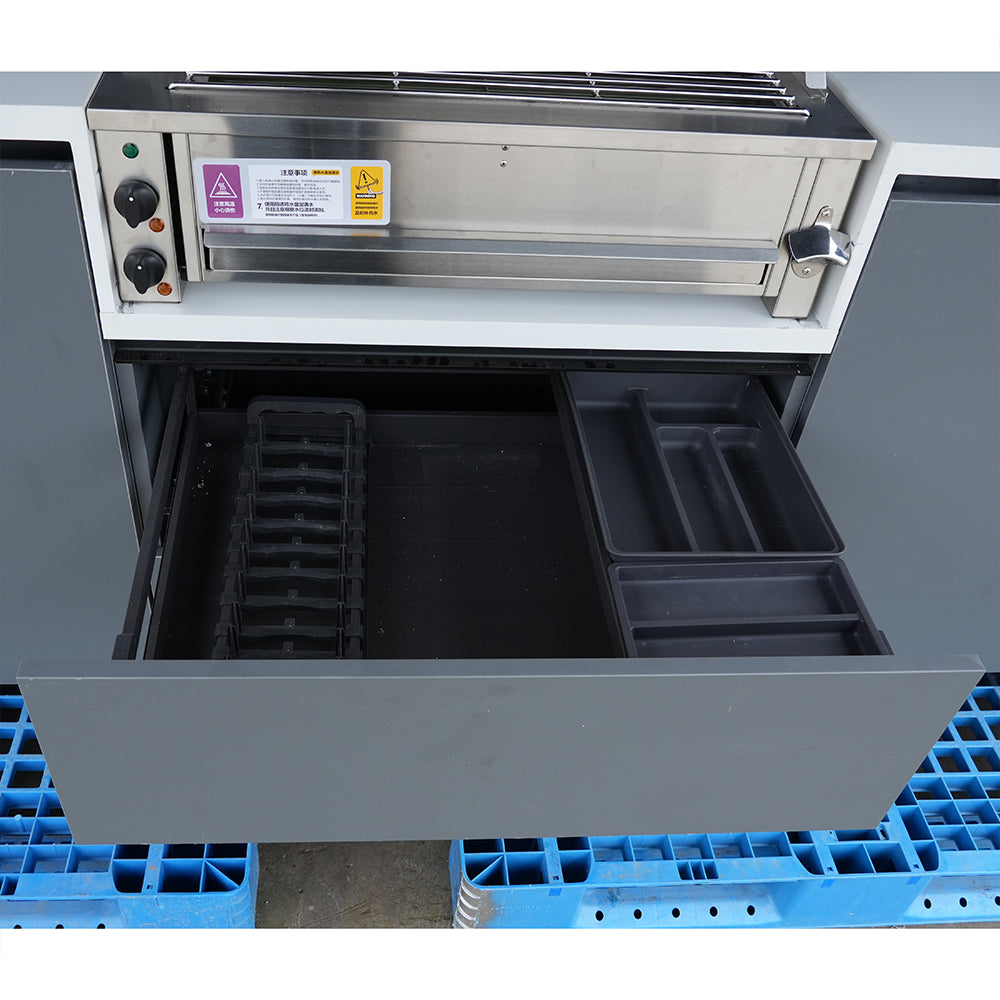 Modular Outdoor Kitchen — Aluminum BBQ Pod Unit