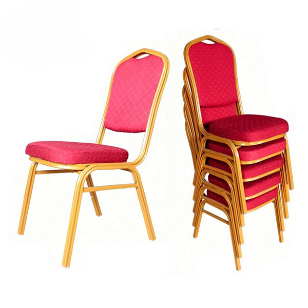 Stackable Metal Banquet Chair — Upholstered Event & Hotel Seating