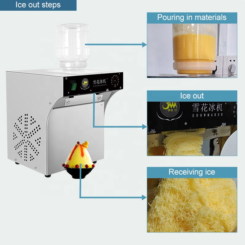 Commercial Snowflake Bingsu Ice Machine — 90 kg/Day