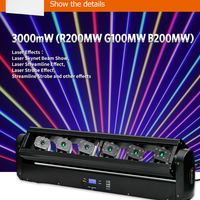 6-Head Moving Head Laser — RGB 6×500 mW with DMX512 image preview